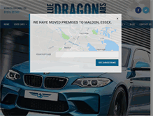 Tablet Screenshot of bluedragoncars.co.uk